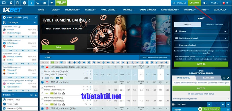 1xbet